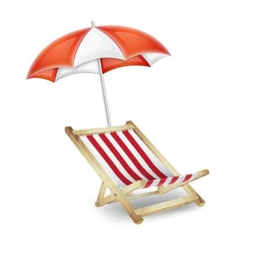 Deck chair Stock Illustration