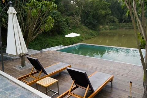 Deck chair Stock Photos