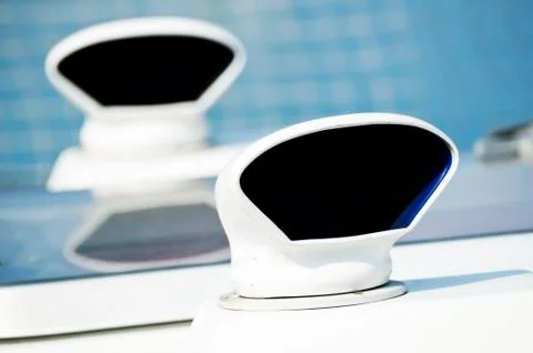 Deck cowl ventilators Stock Photos