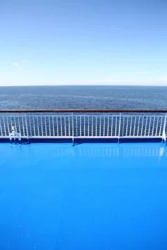 Deck on a cruise ship Stock-Fotos