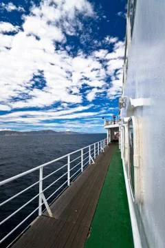Deck of ferry Stock Photos