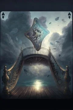 Deck of illusions Stock Illustration