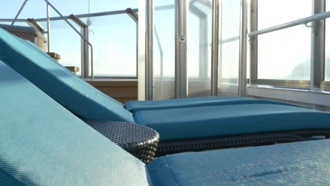 Deck with Ocean Views Stock Footage 347912385