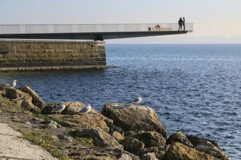 On a deck Stock Photos