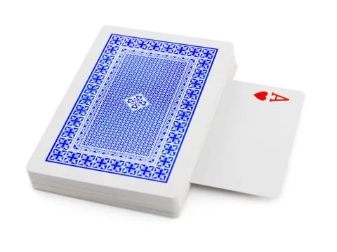 Deck of playing cards 스톡 사진