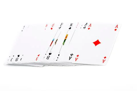 Deck of playing cards Stock Photos