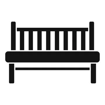 Deck sofa wood icon simple vector. Plan above イラスト素材