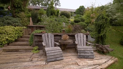 Deckchair in nature Stock Footage 111012490