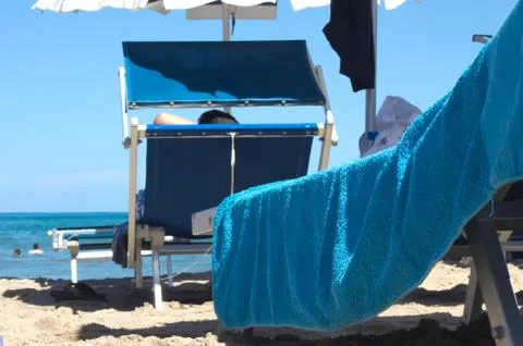 Deckchair Stock-Fotos