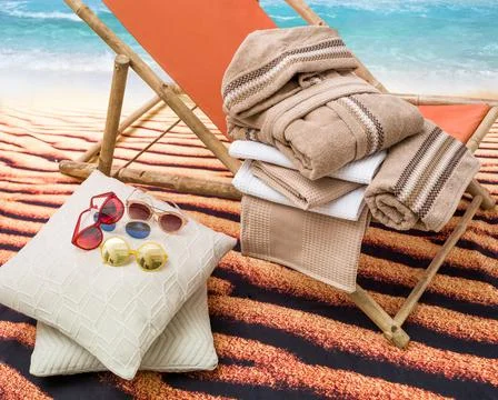 Deckchair 写真素材