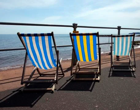 Deckchairs Stock Photos