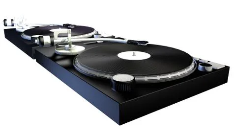 Decks 3d illustration Stock Photos