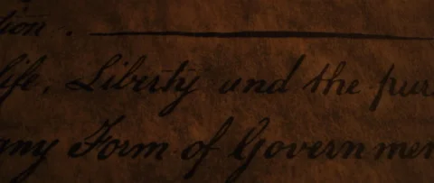 Declaration of Independence Life Liberty and the Pursuit of Happiness by flicker Stock Footage 224768890