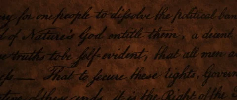 Declaration of Independence We hold these truths to be self evident, that all me Stock Footage 224938302