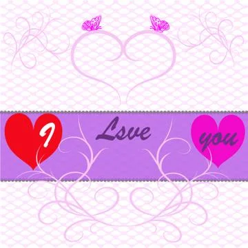 Declaration of Love Stock Illustration