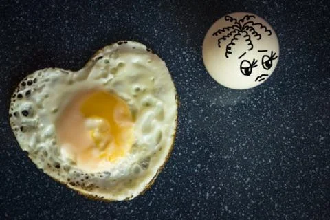 A declaration of love. Stock Photos