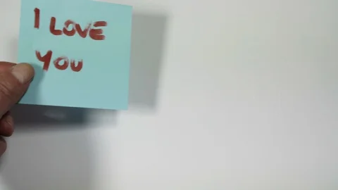 Declarations of love Stock Footage 128312603