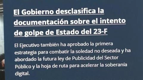 Declassified documents on 23F include Tejero conversations and CESID notes, Madr Stock Footage 329627602