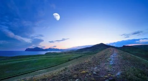 Decline at coast. Stock Photos