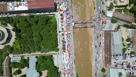 The Decline of the Kabul River Stock Footage 274531090