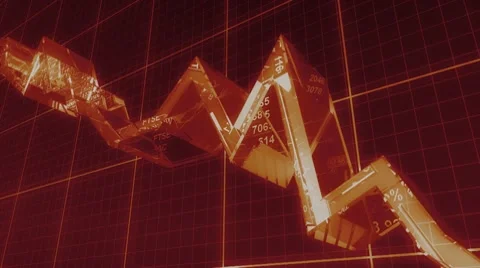 Decline Line Stock Footage 10709402