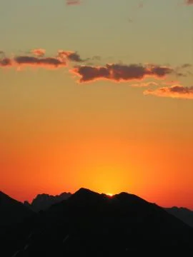 Decline in mountains Stock Photos