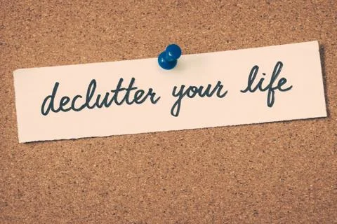 Declutter your life Stock Photos