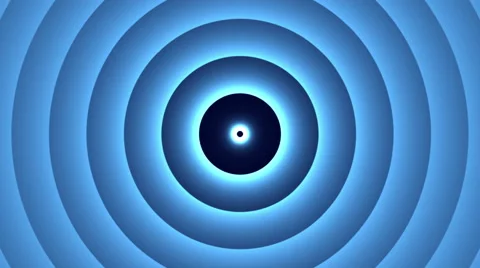 Deco Blue Elegant Looping Abstract Circles Background Slow 01 Stock Footage 46416617