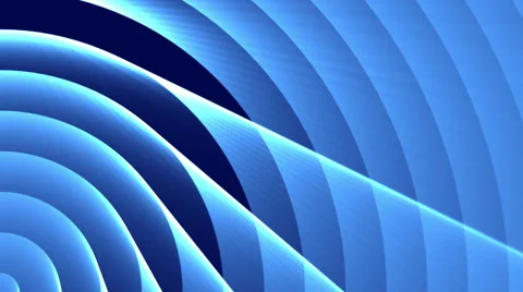 Deco Blue Elegant Looping Abstract Circles Background Slow 06 Stock Footage 46425411