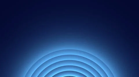 Deco Blue Elegant Looping Abstract Circles Background Slow 22 Stock Footage 46474001