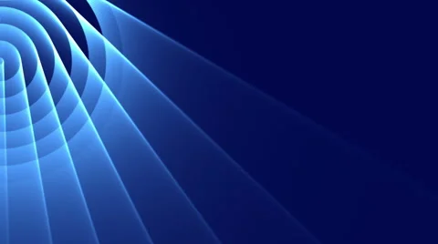 Deco Blue Elegant Looping Abstract Circles Background Slow 28 Stockbeeldmateriaal 46481511