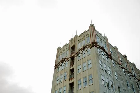 Deco building sky Stock Photos