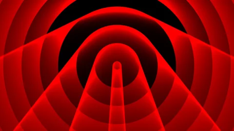 Deco Deep Red Looping Abstract Motion Background 05 Stock Footage 37113278