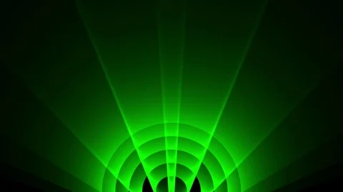 Deco Green Elegant Concentric Circles Abstract Motion Background Loop Slow 14 Stock Footage 70729796