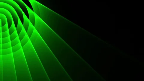 Deco Green Elegant Concentric Circles Abstract Motion Background Loop Slow 18 Stock Footage 70729872