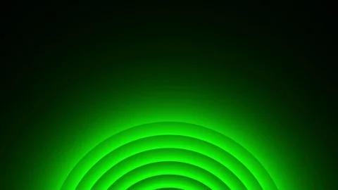 Deco Green Elegant Concentric Circles Abstract Motion Background Loop Slow 12 Stock Footage 70730347