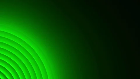 Deco Green Elegant Concentric Circles Abstract Motion Background Loop Slow 13 Stock Footage 70731200