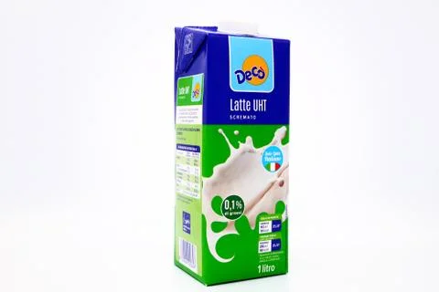 Decò Pasteurized Low Fat MILK Stock Photos