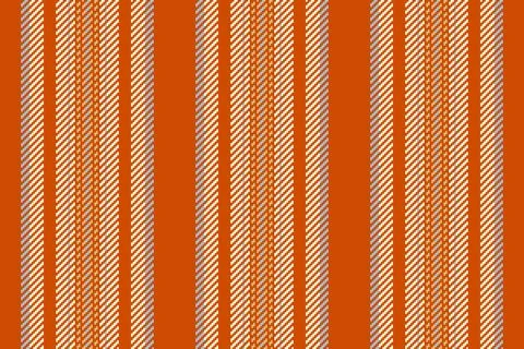 Deco stripe background textile, fall fabric vector seamless. Satin texture .. Stock Illustration