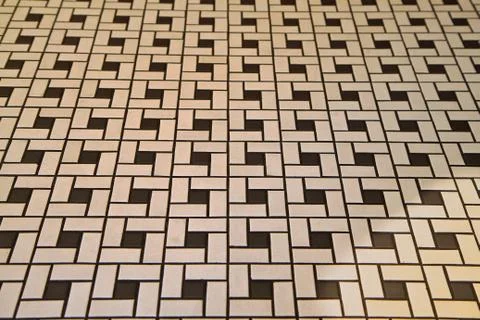 Deco style tile floor Stock Photos