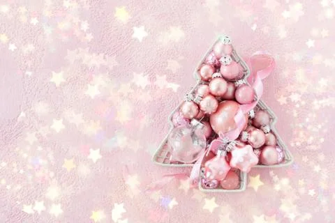 Decoative Christmas background Stock Photos