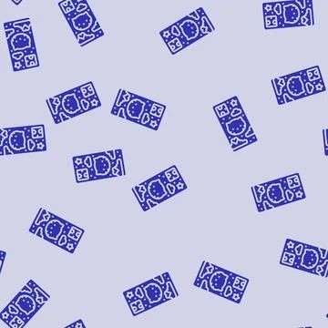 Decoden kawaii glyph seamless pattern イラスト素材