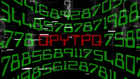 Decoding denied concept on the screen. Stock Footage 142549819