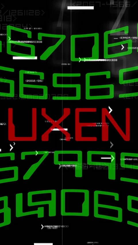 Decoding love concept on the screen vertical video Stock Footage 231438394