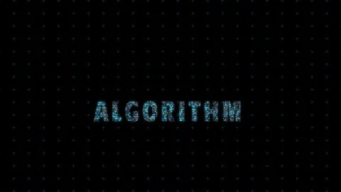 Decoding a noisy scambled 8-bit text: algorithm. Video stock 105564567