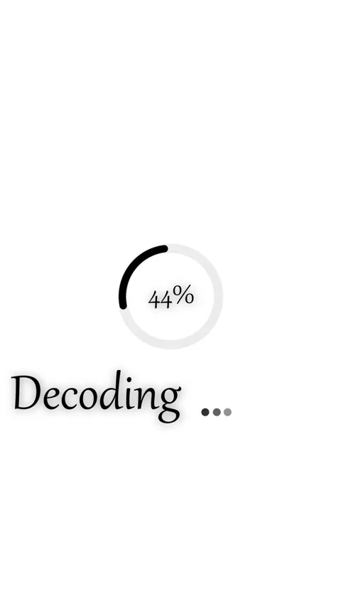 Decoding progress vertical video with loading interface on dark background .. Stock Footage 344860123