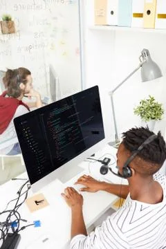 Decoding software Stock Photos