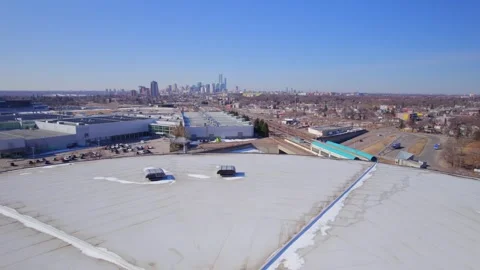 The decommissioned Coliseum in Edmonton, AB, Canada, Morning of March 31, 2024 Stock Footage 270480880