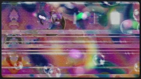 Deconstructed Glitch Art Animation Stock Footage 322610647