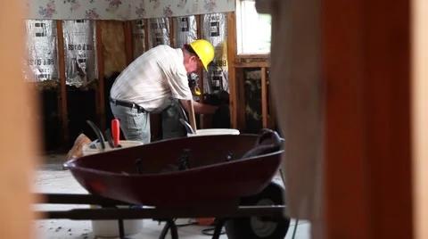 Deconstruction of Flood Damaged Home 스톡 동영상 45363048
